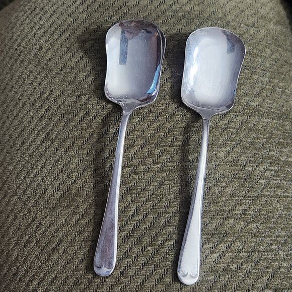 Vintage Silverplate 2-Sugar Spoons EPNS Made in England & 1881 Rogers Bros Knife - Picture 3 of 11